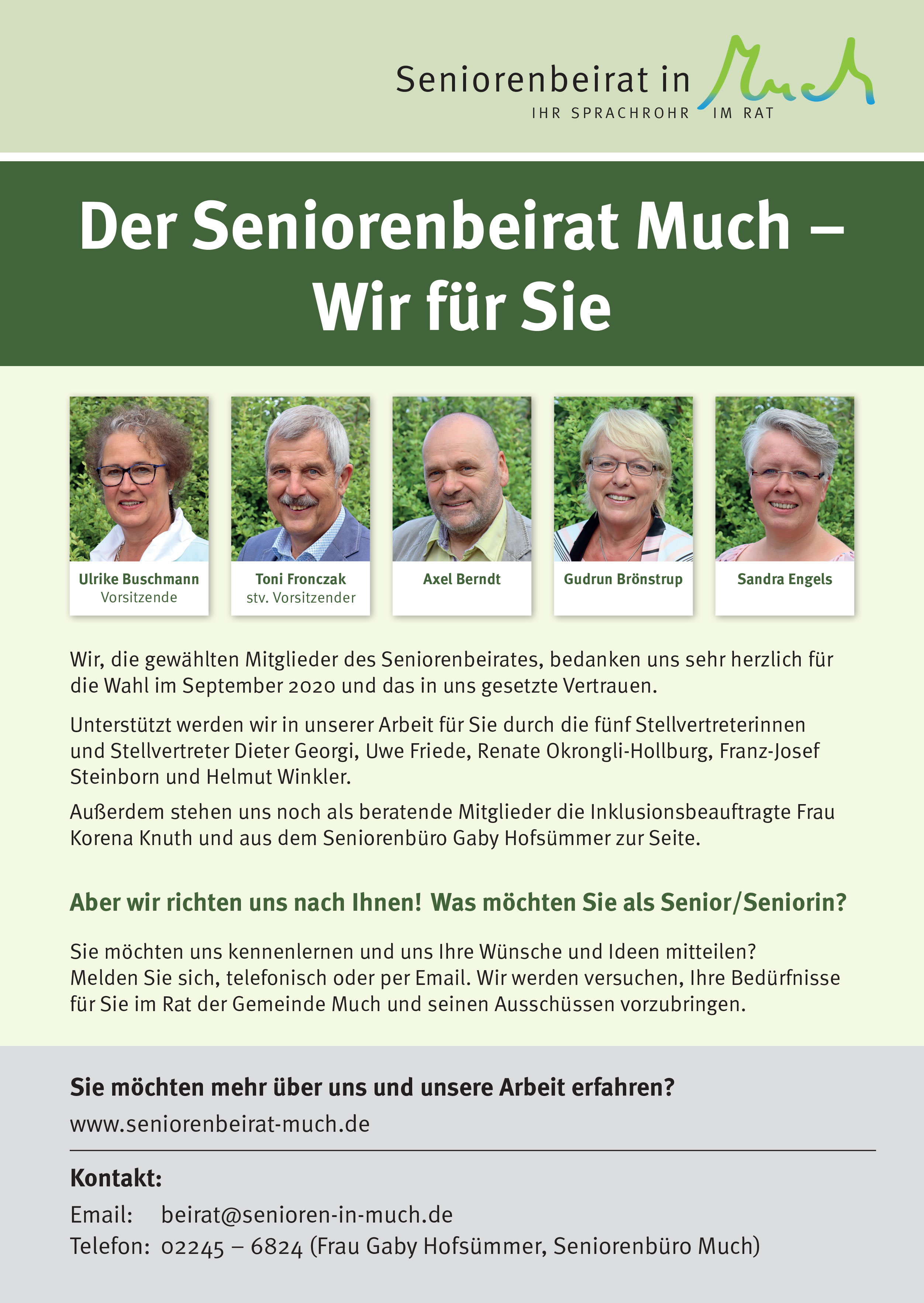 Informationsblatt Seniorenbeirat
